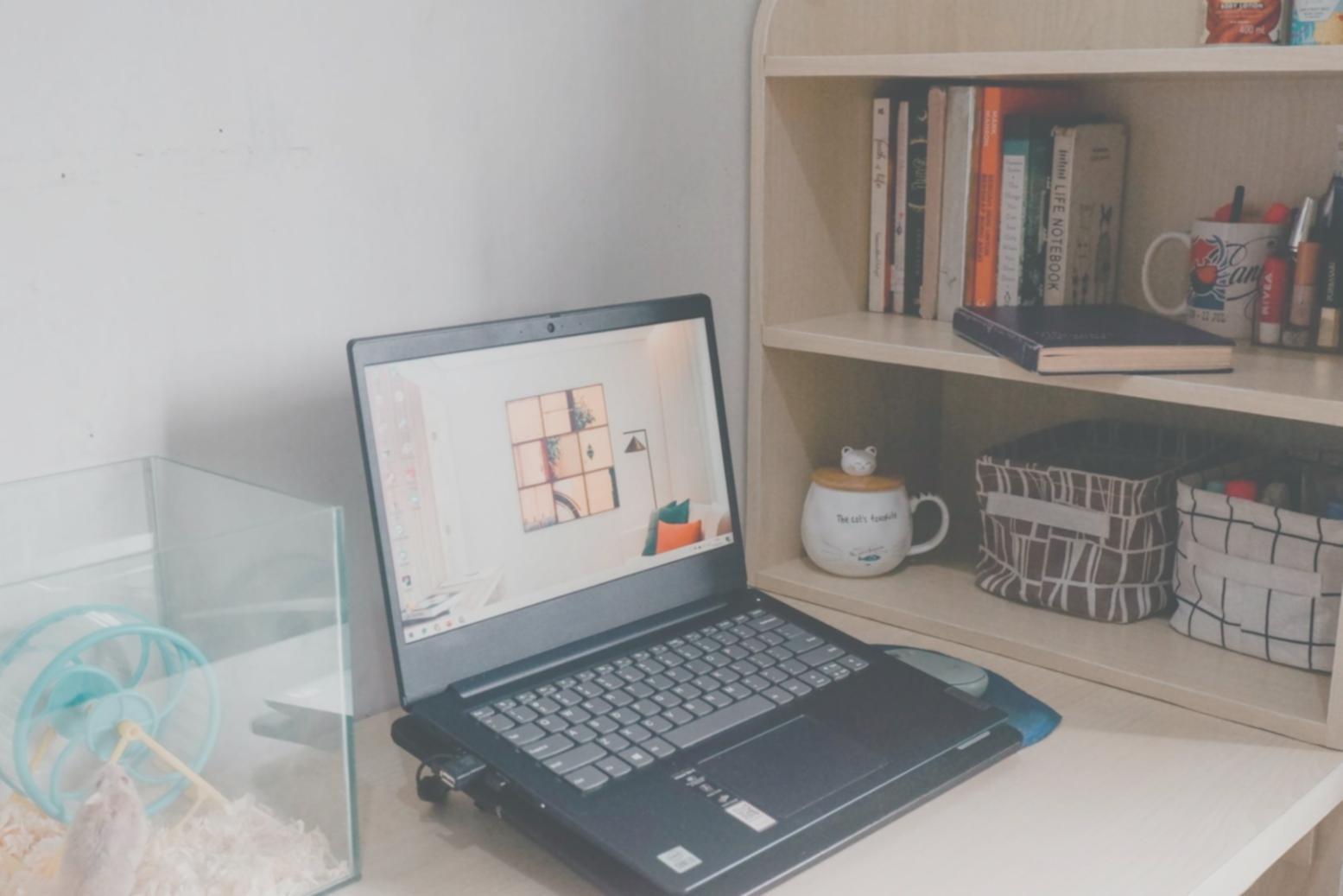 Person reviewing investment portfolio and budget planning documents